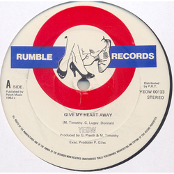 Yeow Band Give My Heart Away Vinyl 12" USED