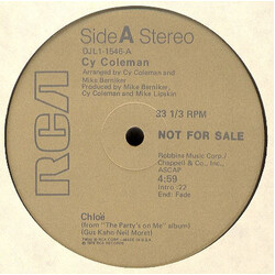 Cy Coleman Chloë USED VINYL 12INCH 33 S RPM SINGLE SIDED PROMO
