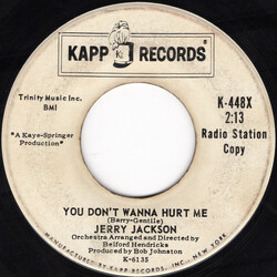 Jerry Jackson You Don't Wanna Hurt Me / La-Dee-Dah (Ha-Ha-Ha) Vinyl 7" USED
