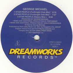 George Michael Star People Vinyl 12" USED