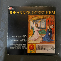 Johannes Ockeghem / Pro Cantione Antiqua / Collegium Aureum Missa "Ecce Ancilla Domine" • Motet "Intemerata Dei Mater" Vinyl LP USED