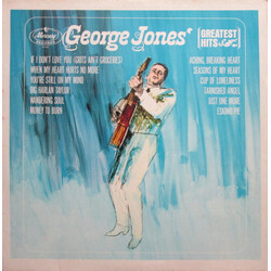 George Jones (2) Greatest Hits Vinyl LP USED