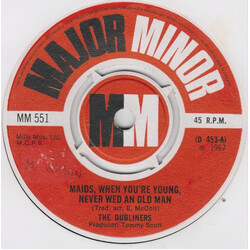 The Dubliners Maids, When You're Young, Never Wed An Old Man Vinyl 7" USED