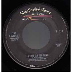 The Easybeats Friday On My Mind / Gonna Have A Good Time Vinyl 7" USED