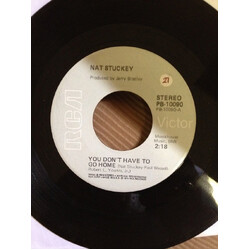 Nat Stuckey You Don't Have To Go Home USED VINYL 7INCH 45 RPM