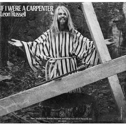 Leon Russell If I Were A Carpenter / Wild Horses USED VINYL 7INCH