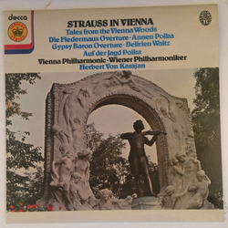 Johann Strauss Jr. / Herbert Von Karajan / Wiener Philharmoniker Strauss In Vienna Vinyl LP USED