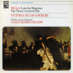 Manuel De Falla / Victoria De Los Angeles / Philharmonia Orchestra / Carlo Maria Giulini Love, The Magician / The Three-Cornered Hat Vinyl LP USED