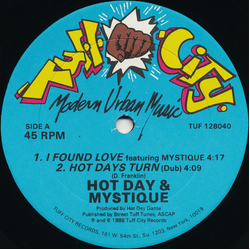 Hot Day / Mystique (3) I Found Love Vinyl 12" USED