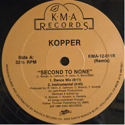 Kopper (2) Second To None (Remix) Vinyl 12" USED