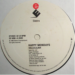Happy Mondays Hallelujah Vinyl 12" USED