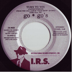 Go-Go's Turn To You USED VINYL 7INCH 45 RPM SINGLE PROMO