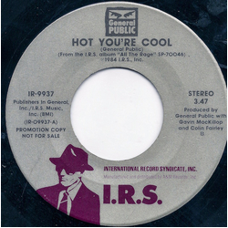 General Public Hot You're Cool Vinyl 7" USED