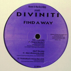 Diviniti Find A Way Vinyl 12" USED