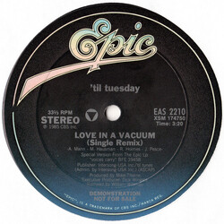 'Til Tuesday Love In A Vacuum Vinyl 12" USED