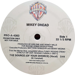 Mikey Dread The Source (Of Your Divorce) Vinyl 12" USED