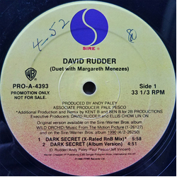 David Rudder / Margareth Menezes Dark Secret Vinyl 12" USED