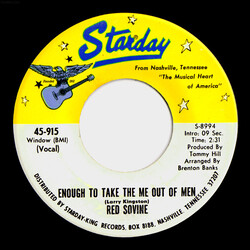Red Sovine Enough To Take The Me Out Of Men USED VINYL 7INCH 45 RPM SINGLE