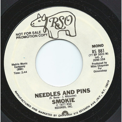 Smokie Needles And Pins Vinyl 7" USED