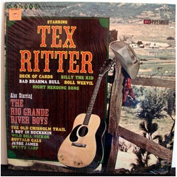 Tex Ritter / The Rio Grande River Boys Tex Ritter Sings - Also Starring The Rio Grande River Boys Vinyl LP USED