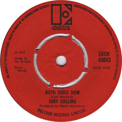 Judy Collins Both Sides Now Vinyl 7" USED