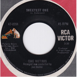 The Metros Sweetest One / Time Changes Things Vinyl 7" USED