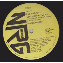 Erotic Drum Band / Pat Marano Love Disco Style (New House Remix) Vinyl 12" USED