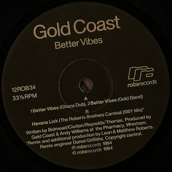 Gold Coast Better Vibes / Havana Lick Vinyl 12" USED