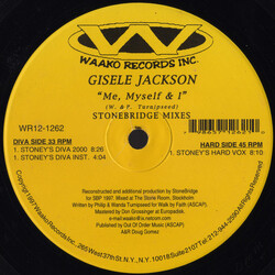 Gisele Jackson Me, Myself And I (Stonebridge Mixes) USED VINYL 12INCH 33 S RPM 45 RPM