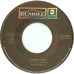 Steppenwolf Move Over / Power Play VINYL 7" USED