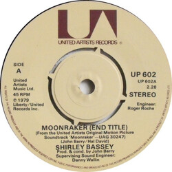 Shirley Bassey Moonraker (Main Title) Vinyl 7" USED