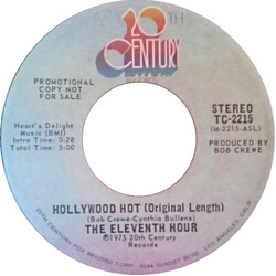 Eleventh Hour Hollywood Hot Vinyl 7" USED