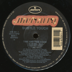Subtle Touch Time And Time Again Vinyl 12" USED