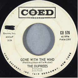 The Duprees Gone With The Wind / Let's Make Love Again Vinyl 7" USED