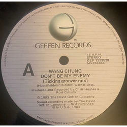 Wang Chung Don't Be My Enemy Vinyl 12" USED