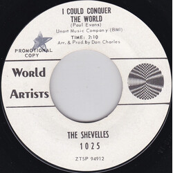 The Shevells I Could Conquer The World Vinyl 7" USED