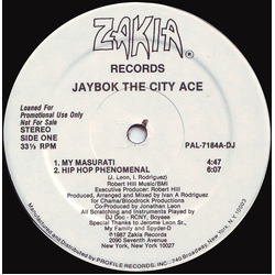 Jaybok The City Ace My Masurati / Hip Hop Phenomenal Vinyl 12" USED