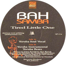 Bah Samba Tired Little One Vinyl 12" USED
