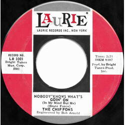 The Chiffons Nobody' Knows What's Goin' On (In My Mind But Me) / The Real Thing Vinyl 7" USED