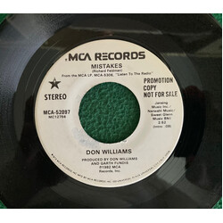 Don Williams (2) Mistakes Vinyl 7" USED