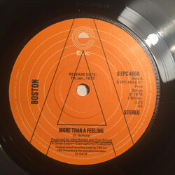 Boston More Than A Feeling Vinyl 7" USED