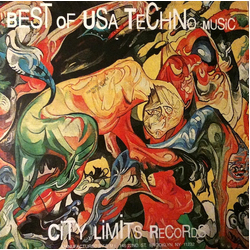 Various Best Of USA Techno Music Vinyl LP USED