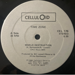 Time Zone World Destruction Vinyl 12" USED