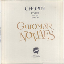 Frédéric Chopin / Guiomar Novaes Etudes Op. 10 & Op. 25 Vinyl LP USED