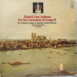 Georg Friedrich Händel / The Ambrosian Singers / Menuhin Festival Orchestra / Yehudi Menuhin Handel: Four Anthems For The Coronation Of George II Viny