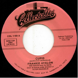 Frankie Avalon Cupid / You Excite Me Vinyl 7" USED