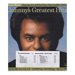 Johnny Mathis Johnny's Greatest Hits Vinyl LP USED