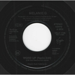 Melanie G (2) Word Up Vinyl 7" USED