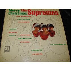 The Supremes Merry Christmas Vinyl LP USED