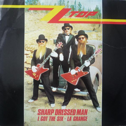 ZZ Top Sharp Dressed Man Vinyl 12" USED